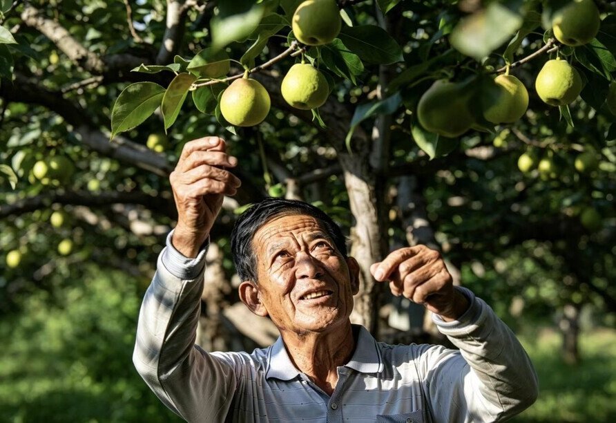 Image of 種了一輩子紅梨，他把一整片土地留給了孩子 (Chinese only)