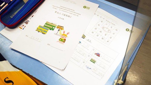 计划为教授非华语幼儿中文而设的课本及字卡等教材及教具。