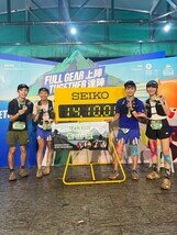 Oxfam ambassador Andy Leung Chiu Fung and artist Melody Ma participated in Oxfam Trailwalker.