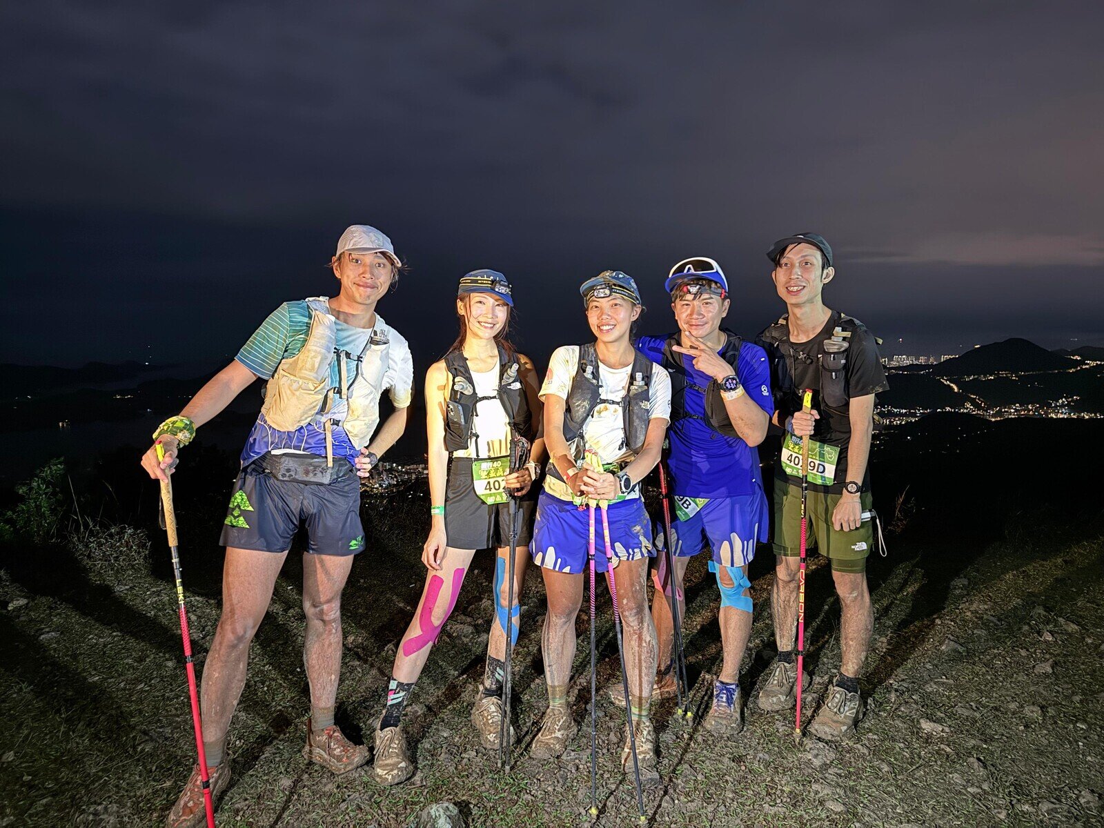 Oxfam ambassador Andy Leung Chiu Fung and artist Melody Ma participated in Oxfam Trailwalker.