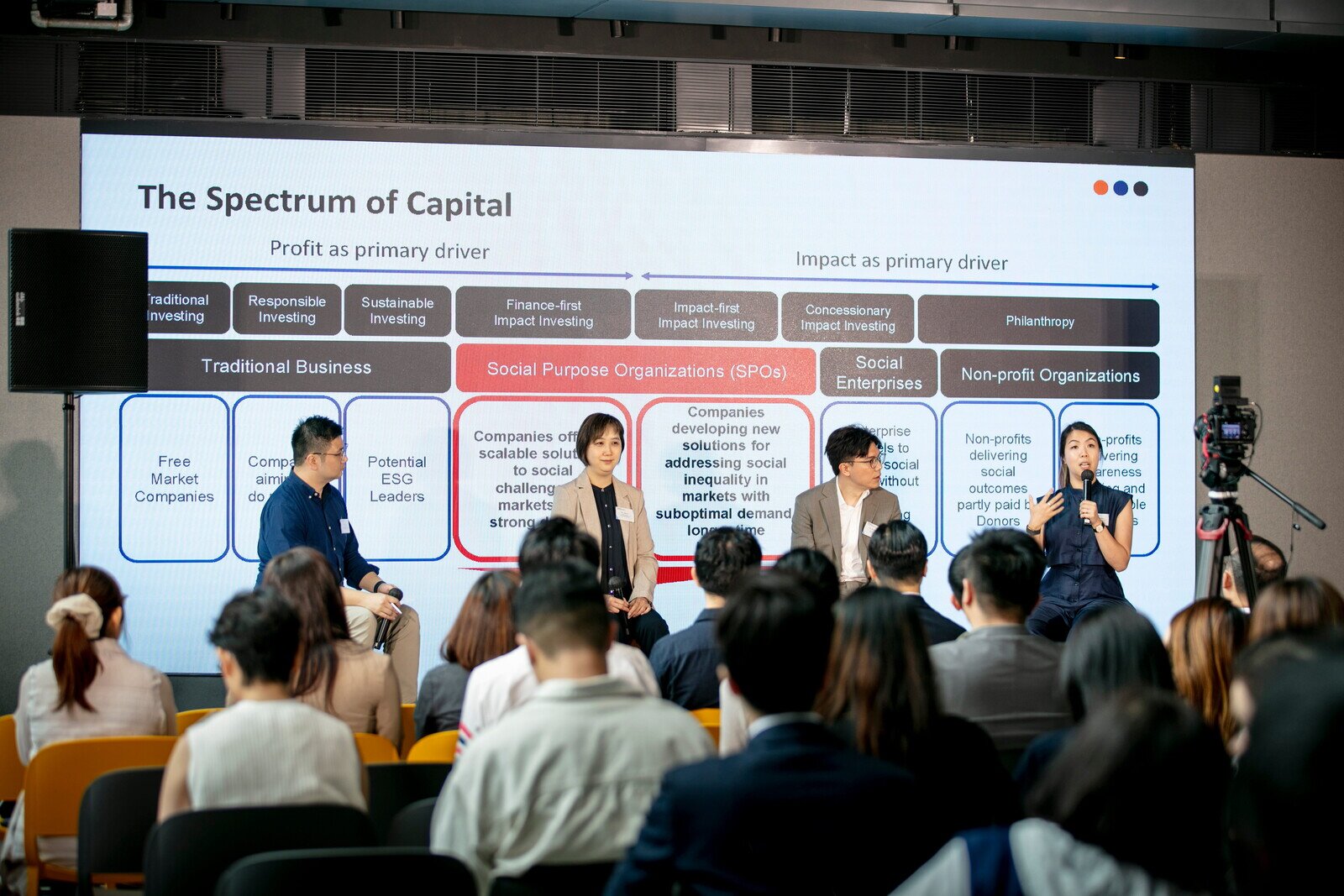 A roundtable discussion "Social Impact Investment and Pathways to Long-term Sustainability" was held after the ceremony to explore how different models of funding and impact investment can provide appropriate and sustainable support for social innovation projects, and amplify their social impact.