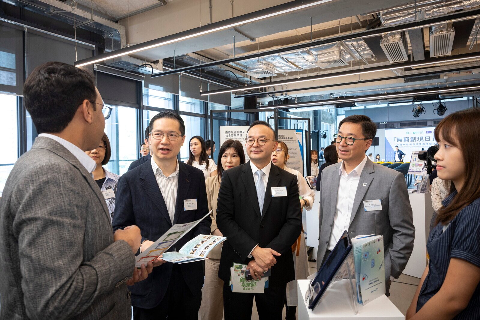 Over 30 funded social innovation projects showcased their achievements.