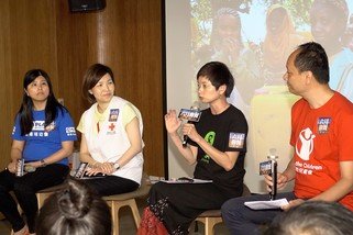 NGOs call for greater public support in Hong Kong for East Africa Food Crisis responseJohn Tsang, Alex Fong, Onyee Ng and Chong Chan Yau Experience ‘A Meal for Meals’