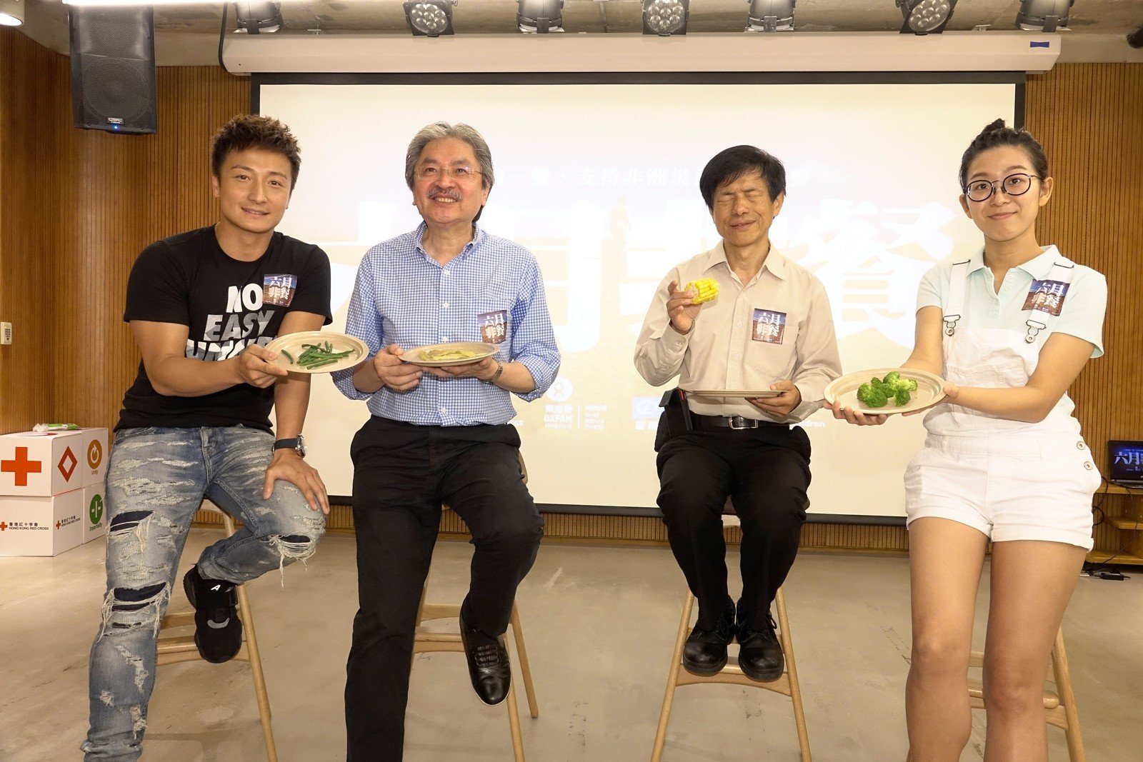 NGOs call for greater public support in Hong Kong for East Africa Food Crisis responseJohn Tsang, Alex Fong, Onyee Ng and Chong Chan Yau Experience ‘A Meal for Meals’