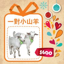 A pair of goats (HK$600)