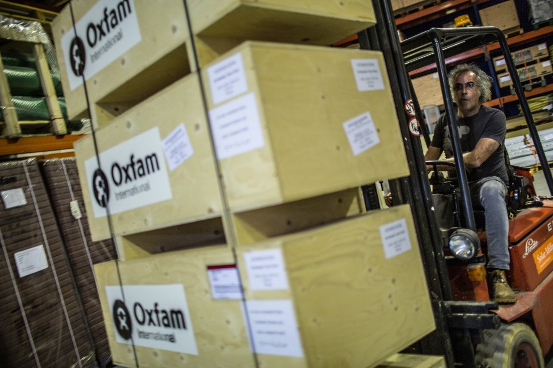 More than five tonnes of water and sanitation materials have been dispatched from Oxfam’s warehouse in Spain to help those affected in Nepal.