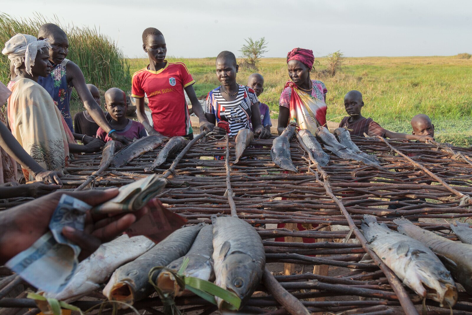 Oxfam provided people with tools and training so that people can start fishing or farming. (Photo: Bruno Bierrenbach Feder/Oxfam)