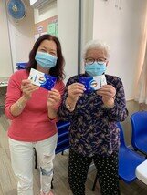 We distributed the hand sanitisers and wipes Walch donated to us to seniors with limited mobility people from low-income families.