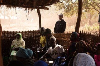 Joseph did not intervene during the discussion. He believes that villagers are able to reach a consensus on their own after six months of training.