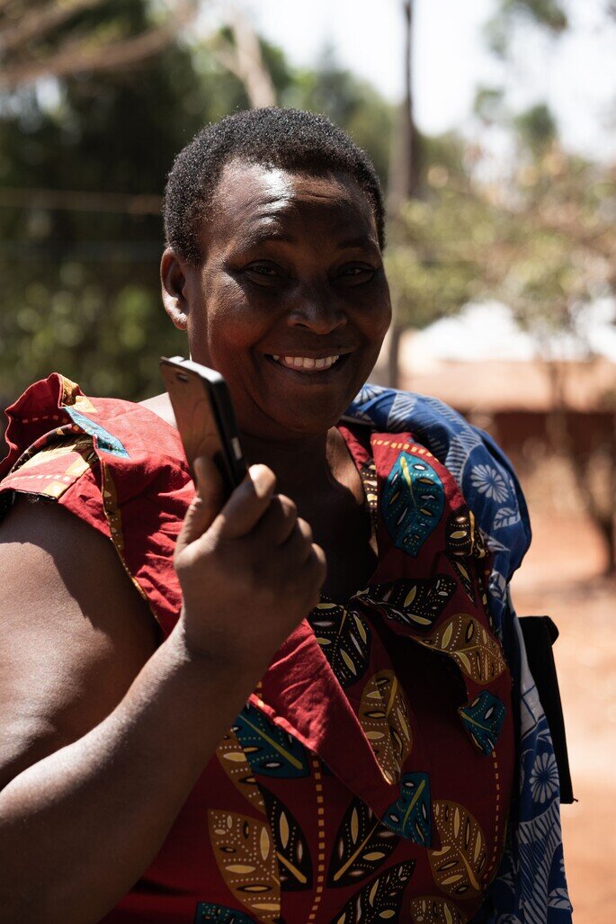 Josephine Ntimba said, ‘We have to face the problem of water shortage during dry season. I hope we have a more stable supply of water in our village.’