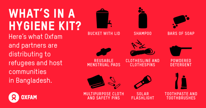 What's in a hygiene kit?